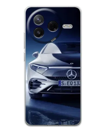 Чехол для Xiaomi POCO F7 Pro с картинкой «Mercedes EQ — будущее»
