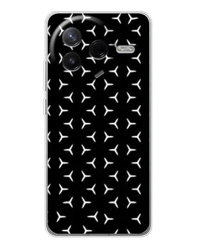 Чехол для Xiaomi POCO F7 Pro с картинкой «Mercedes паттерн звезд» Чехол для Xiaomi POCO F7 Pro с картинкой «Mercedes паттерн звезд»