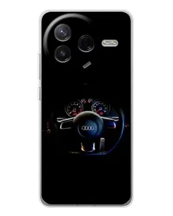 Чохол для Xiaomi POCO F7 Pro з картинкою «Салон Audi — кермо» Чохол для Xiaomi POCO F7 Pro з картинкою «Салон Audi — кермо»