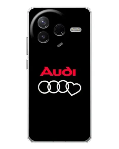 Чехол для Xiaomi POCO F7 Pro с картинкой «Логотип Audi Heart» Чехол для Xiaomi POCO F7 Pro с картинкой «Логотип Audi Heart»