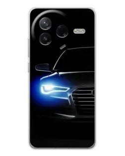 Чохол для Xiaomi POCO F7 Pro з картинкою «Неоновий погляд Audi» Чохол для Xiaomi POCO F7 Pro з картинкою «Неоновий погляд Audi»