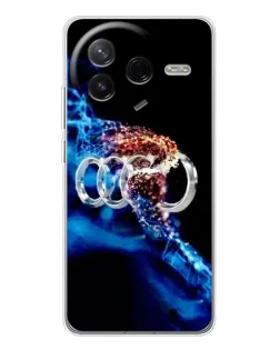 Чохол для Xiaomi POCO F7 Pro з картинкою «Енергія лого Audi» Чохол для Xiaomi POCO F7 Pro з картинкою «Енергія лого Audi»