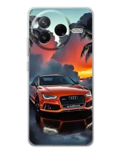 Чохол для Xiaomi POCO F7 Pro з картинкою «Audi — захід сонця» Чохол для Xiaomi POCO F7 Pro з картинкою «Audi — захід сонця»