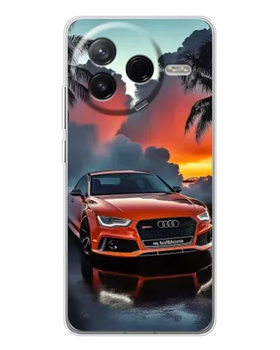 Чехол для Xiaomi POCO F7 Pro с картинкой «Audi — закат» Чехол для Xiaomi POCO F7 Pro с картинкой «Audi — закат»