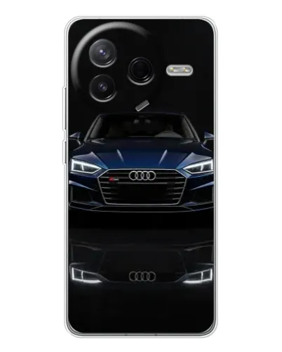 Чехол для Xiaomi POCO F7 Pro с картинкой «Audi — ночное отражение» Чехол для Xiaomi POCO F7 Pro с картинкой «Audi — ночное отражение»