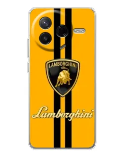 Чехол для Xiaomi POCO F7 Pro с картинкой «Lamborghini Stripe желтый» Чехол для Xiaomi POCO F7 Pro с картинкой «Lamborghini Stripe желтый»