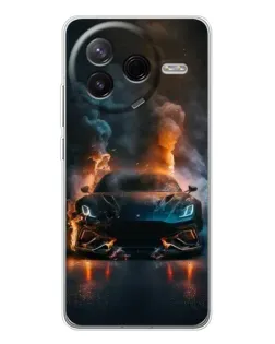 Чехол для Xiaomi POCO F7 Pro с картинкой «Lamborghini дымная эстетика» Чехол для Xiaomi POCO F7 Pro с картинкой «Lamborghini дымная эстетика»