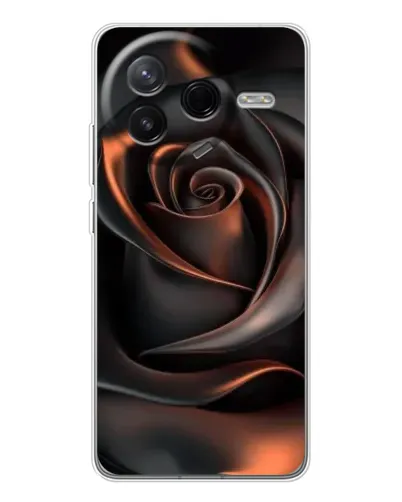 Чохол для Xiaomi POCO F7 Pro з картинкою «Шовкова чорна троянда» Чохол для Xiaomi POCO F7 Pro з картинкою «Шовкова чорна троянда»