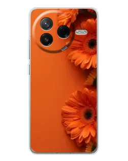 Чохол для Xiaomi POCO F7 Pro з картинкою «Помаранчеві гербери» Чохол для Xiaomi POCO F7 Pro з картинкою «Помаранчеві гербери»