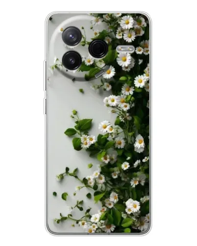 Чохол для Xiaomi POCO F7 Pro з картинкою «Гілка дрібних білих квітів» Чохол для Xiaomi POCO F7 Pro з картинкою «Гілка дрібних білих квітів»