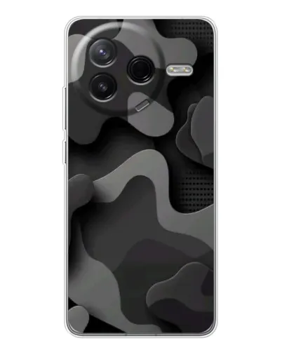 Чехол для Xiaomi POCO F7 Pro с картинкой «Темный абстрактный камуфляж» Чехол для Xiaomi POCO F7 Pro с картинкой «Темный абстрактный камуфляж»