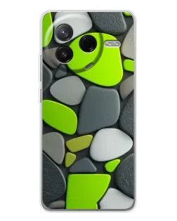 Чехол для Xiaomi POCO F7 Pro с картинкой «Яркая неоновая галька»