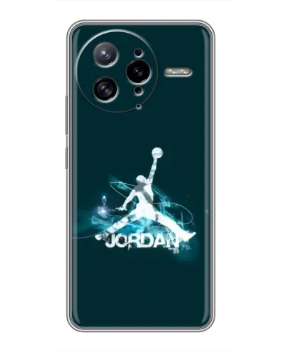 Чехол для Xiaomi POCO F7 Ultra с картинкой «Jordan Blue Fire»