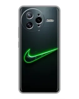 Чехол для Xiaomi POCO F7 Ultra с картинкой «Неоновый контур Nike»