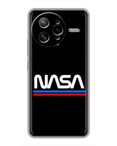 Чехол для Xiaomi POCO F7 Ultra с картинкой «NASA — классика Red Blue»