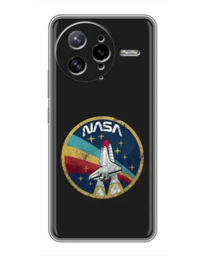 Чехол для Xiaomi POCO F7 Ultra с картинкой «NASA — эмблема миссии»