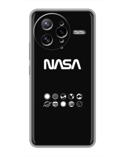 Чехол для Xiaomi POCO F7 Ultra с картинкой «NASA — технический принт»