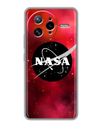 Чехол для Xiaomi POCO F7 Ultra с картинкой «NASA — красная туманность»