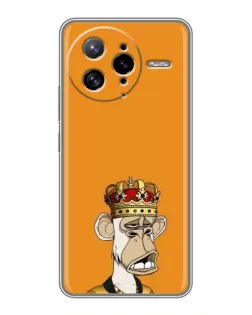 Чехол для Xiaomi POCO F7 Ultra с картинкой «Золотая обезьяна Bored Ape»