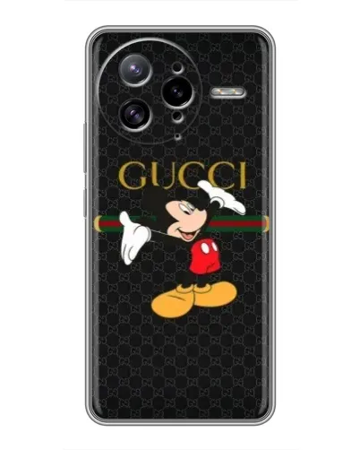 Чехол для Xiaomi POCO F7 Ultra с картинкой «Микки Маус Gucci»