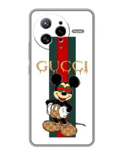 Чехол для Xiaomi POCO F7 Ultra с картинкой «Микки Маус Gucci — полосы» Чехол для Xiaomi POCO F7 Ultra с картинкой «Микки Маус Gucci — полосы»
