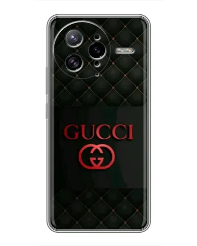 Чехол для Xiaomi POCO F7 Ultra с картинкой «Gucci — стеганый черный»
