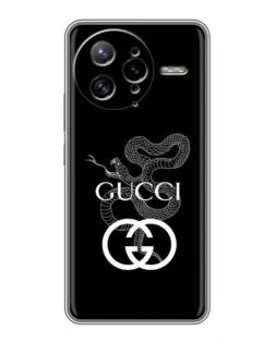 Чехол для Xiaomi POCO F7 Ultra с картинкой «Gucci — серебряная змея» Чехол для Xiaomi POCO F7 Ultra с картинкой «Gucci — серебряная змея»