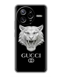 Чехол для Xiaomi POCO F7 Ultra с картинкой «Gucci — серебряный лев» Чехол для Xiaomi POCO F7 Ultra с картинкой «Gucci — серебряный лев»