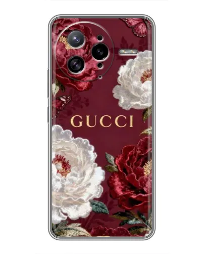 Чехол для Xiaomi POCO F7 Ultra с картинкой «Gucci — бордовые розы» Чехол для Xiaomi POCO F7 Ultra с картинкой «Gucci — бордовые розы»