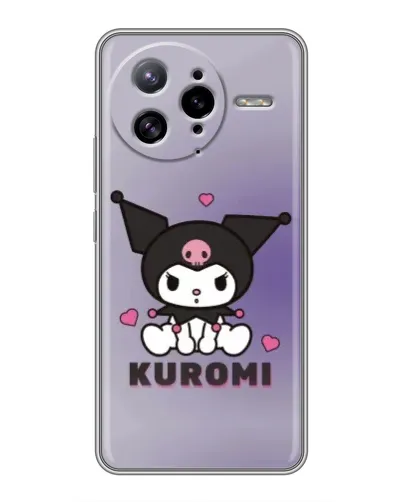 Чехол для Xiaomi POCO F7 Ultra с картинкой «Kuromi — фиолетовый арт»