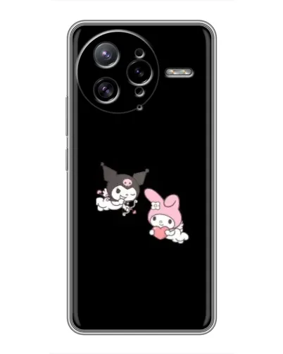 Чехол для Xiaomi POCO F7 Ultra с картинкой «My Melody и Kuromi»