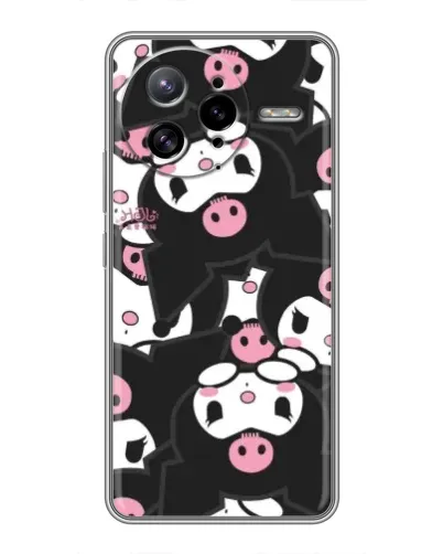 Чехол для Xiaomi POCO F7 Ultra с картинкой «Паттерн голов Куроми»