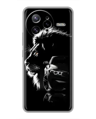 Чехол для Xiaomi POCO F7 Ultra с картинкой «BMW и лев» Чехол для Xiaomi POCO F7 Ultra с картинкой «BMW и лев»