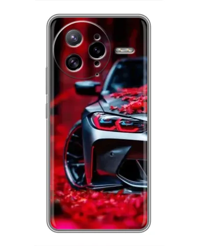 Чехол для Xiaomi POCO F7 Ultra с картинкой «Спортивная BMW и цветы» Чехол для Xiaomi POCO F7 Ultra с картинкой «Спортивная BMW и цветы»