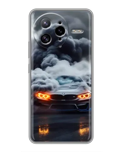 Чехол для Xiaomi POCO F7 Ultra с картинкой «BMW в дыму» Чехол для Xiaomi POCO F7 Ultra с картинкой «BMW в дыму»