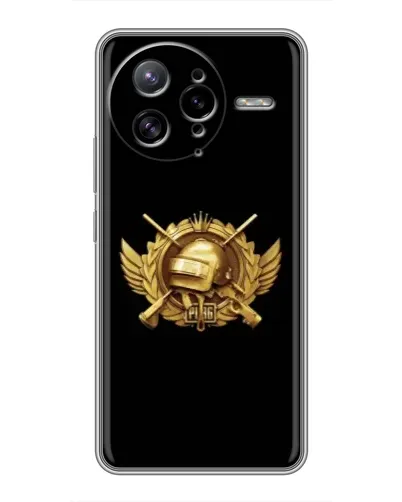 Чехол для Xiaomi POCO F7 Ultra с картинкой «PUBG — оранжевый градиент»