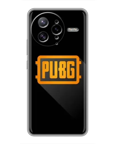Чехол для Xiaomi POCO F7 Ultra с картинкой «PUBG — рамка лого»