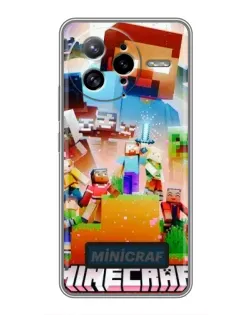 Чехол для Xiaomi POCO F7 Ultra с картинкой «Minecraft герои игры» Чехол для Xiaomi POCO F7 Ultra с картинкой «Minecraft герои игры»