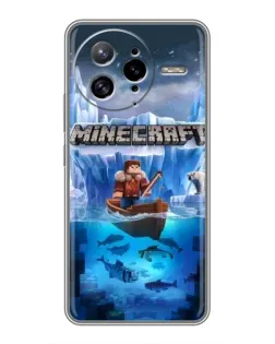 Чехол для Xiaomi POCO F7 Ultra с картинкой «Minecraft ледяной мир» Чехол для Xiaomi POCO F7 Ultra с картинкой «Minecraft ледяной мир»