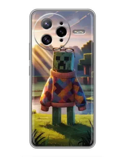 Чехол для Xiaomi POCO F7 Ultra с картинкой «Крипер в свитере»