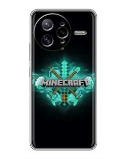 Чехол для Xiaomi POCO F7 Ultra с картинкой «Minecraft Diamond лого» Чехол для Xiaomi POCO F7 Ultra с картинкой «Minecraft Diamond лого»