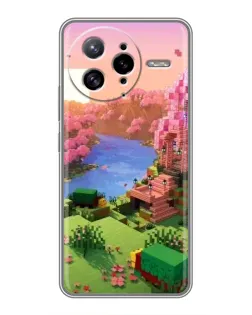 Чехол для Xiaomi POCO F7 Ultra с картинкой «Розовое дерево Minecraft» Чехол для Xiaomi POCO F7 Ultra с картинкой «Розовое дерево Minecraft»
