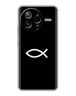 Чехол для Xiaomi POCO F7 Ultra с картинкой «Символ рыбы Jesus»