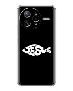 Чехол для Xiaomi POCO F7 Ultra с картинкой «Рыба Jesus»