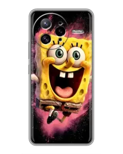 Чехол для Xiaomi POCO F7 Ultra с картинкой «Взрывной Спанч Боб»