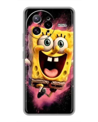 Чехол для Xiaomi POCO F7 Ultra с картинкой «Взрывной Спанч Боб»