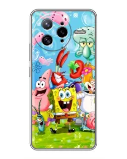 Чехол для Xiaomi POCO F7 Ultra с картинкой «Губка Боб и друзья» Чехол для Xiaomi POCO F7 Ultra с картинкой «Губка Боб и друзья»