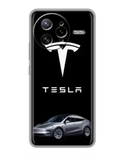 Чехол для Xiaomi POCO F7 Ultra с картинкой «Tesla Model Y»