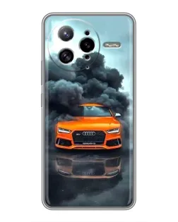 Чехол для Xiaomi POCO F7 Ultra с картинкой «Audi в облаках дыма» Чехол для Xiaomi POCO F7 Ultra с картинкой «Audi в облаках дыма»