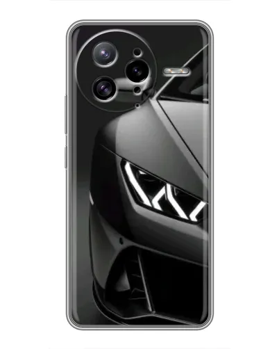 Чехол для Xiaomi POCO F7 Ultra с картинкой «Lamborghini фары детализация»